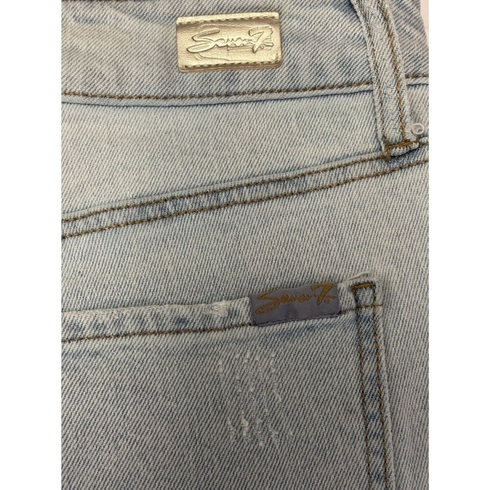 Seven7 Light Wash Distressed Weekend Slim Fit Women’s 6 Jeans - Picture 6 of 8